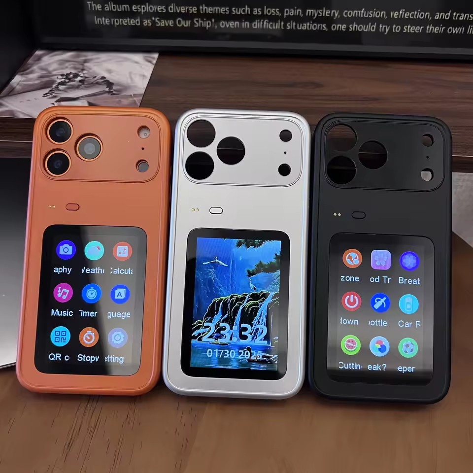 Smart LCD Display Phone Case – Touchscreen Back Cover