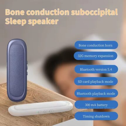 Mini Bone Conduction Bluetooth Speaker – Under-Pillow Sleep