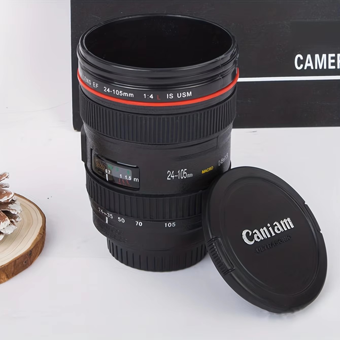 1pc-Camera lens coffee cup, fun photography lens cup, great gift for photographers, household items, friends