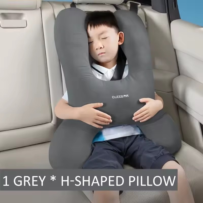 Children Sleep Headrest Pillow Nap Shoulder Belt Cushion Neck Cover Set Travel Accessories For Car Train Airplane Pillows