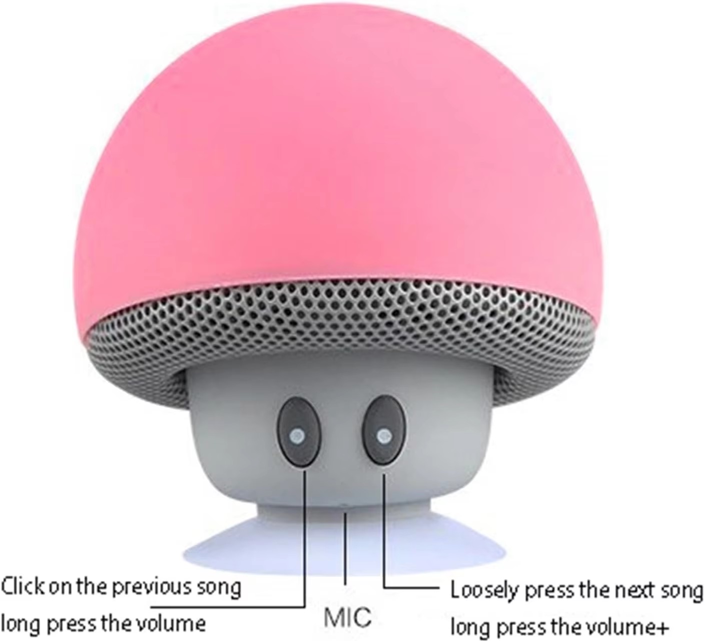 Mushroom Wireless Bluetooth Speaker Portable Outdoor Mini Subwoofer