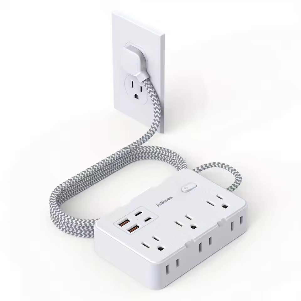 10-in-1 Power Strip – USB-C Charging & Surge Protection