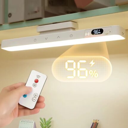 Rechargeable Magnetic LED Desk Lamp – Touch & Remote Control