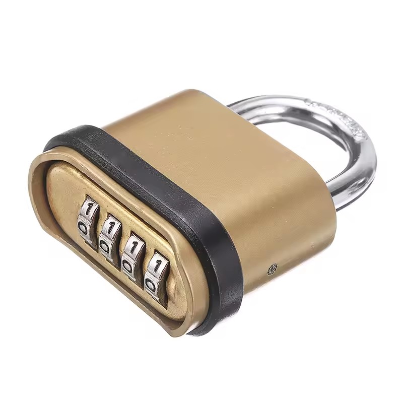 4-Digit Combination Zinc Alloy Padlock – Waterproof Security Lock