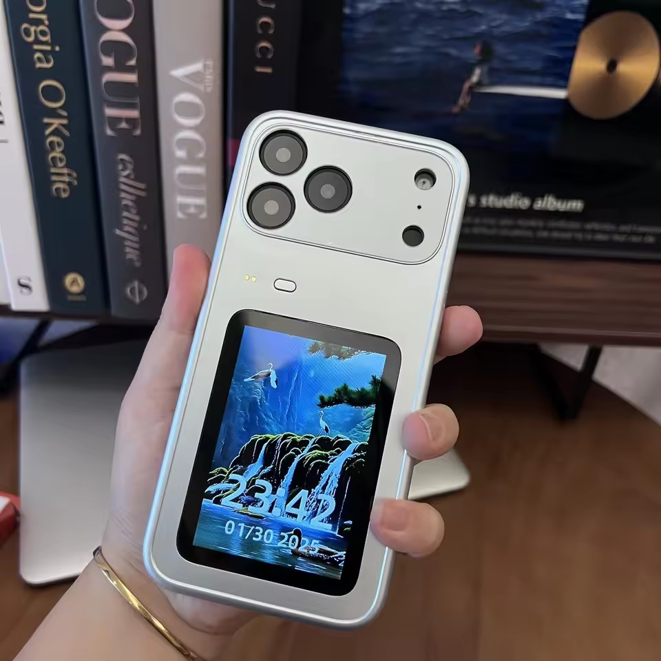 Smart LCD Display Phone Case – Touchscreen Back Cover