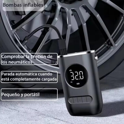 Portable Wireless Tire Inflator – Digital Air Pump