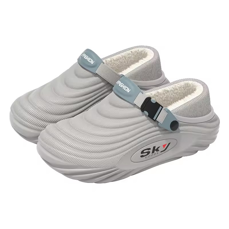 Women’s Warm Plush Waterproof EVA Winter Slippers