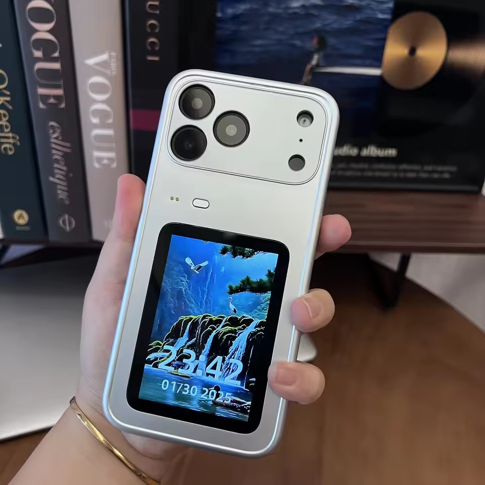 Smart LCD Display Phone Case – Touchscreen Back Cover