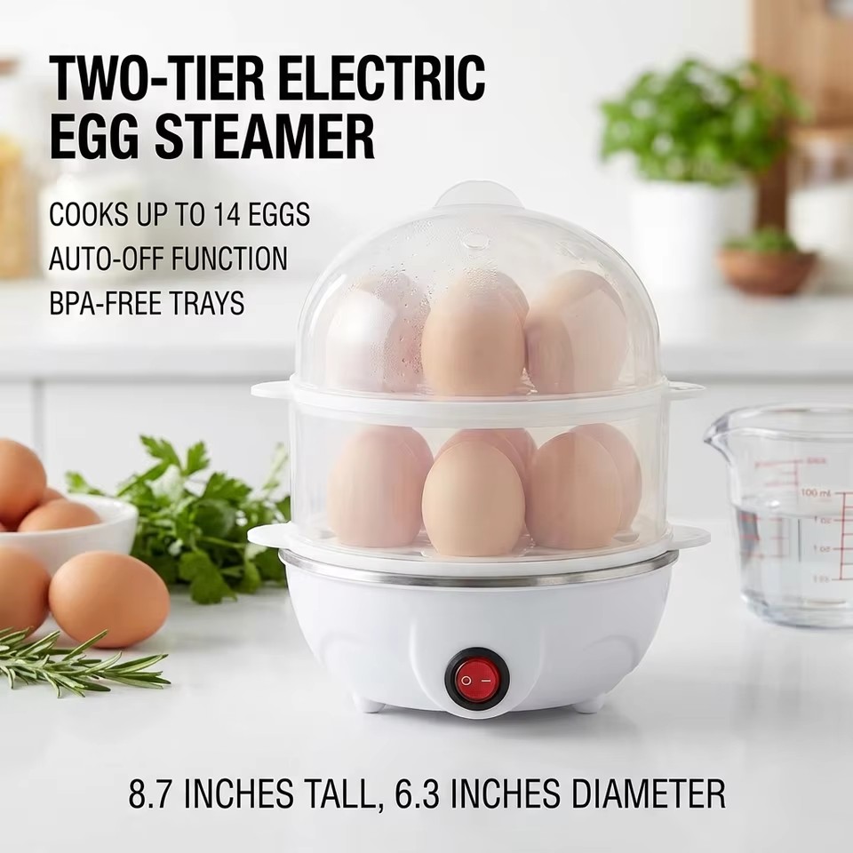 A practical automatic egg cooker steamer offering fast cooking, easy operation and convenient egg preparation for everyday kitchen use