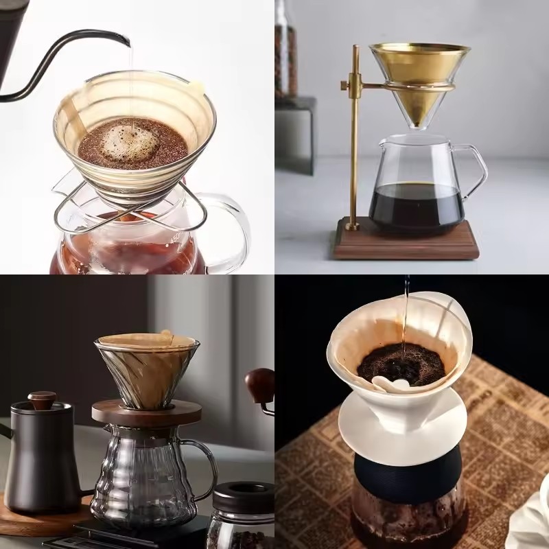 Unbleached Natural Paper Cone Coffee Filters – Pour Over & Drip Coffee Maker