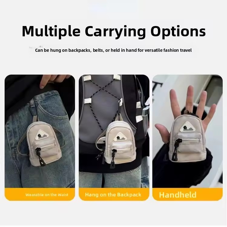 Mini Outdoor Storage Backpack Coin Purse