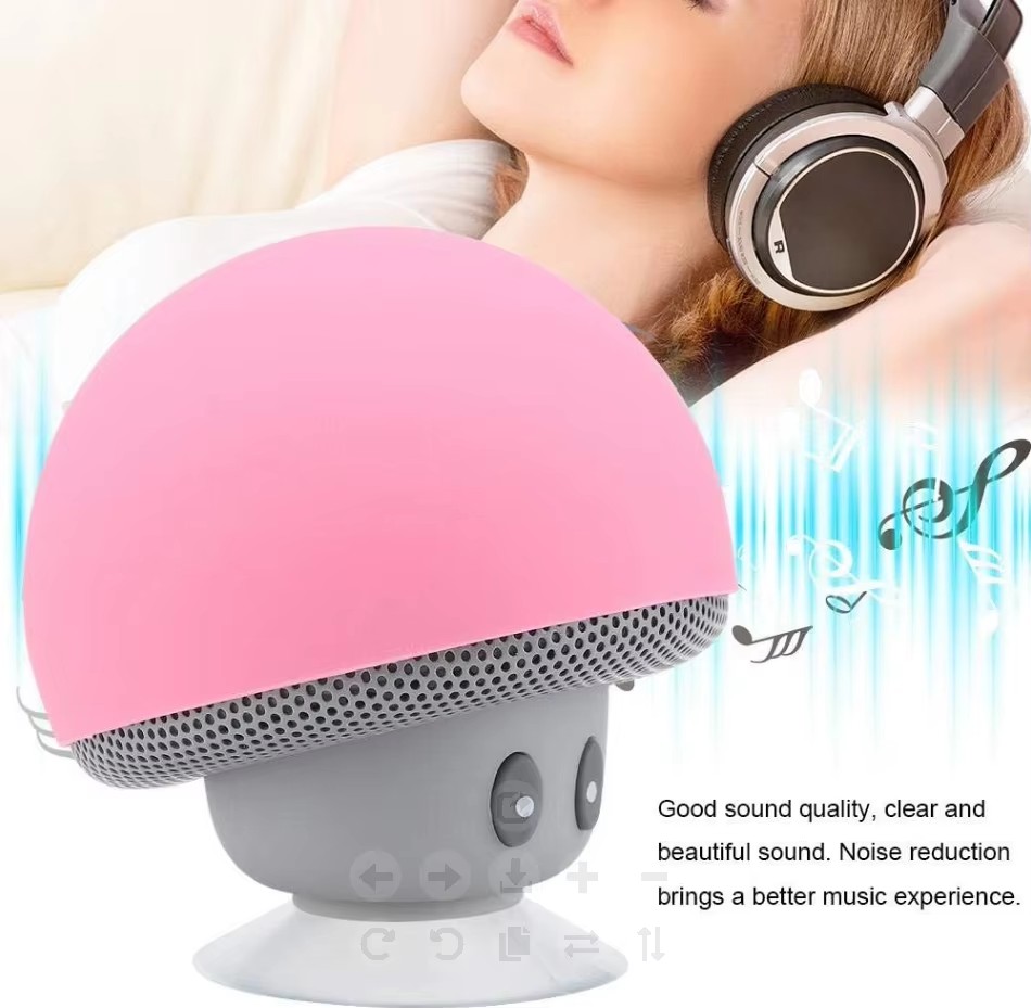 High Quality Wireless Bluetooth Speaker 30ft Wireless Range Subwoofer With Suction CupSuitable for Cycling Picnic Outdoor