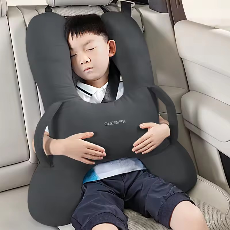 Children Sleep Headrest Pillow Nap Shoulder Belt Cushion Neck Cover Set Travel Accessories For Car Train Airplane Pillows