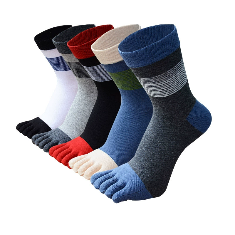 5 Pairs Men’s Five Finger Toe Socks