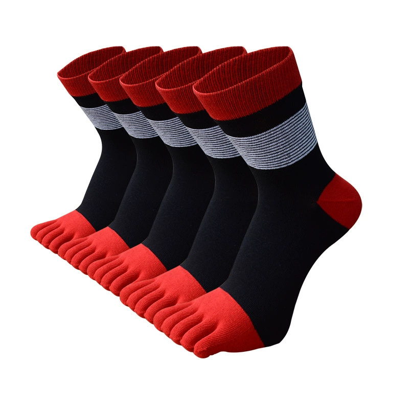 5 Pairs Men’s Five Finger Toe Socks
