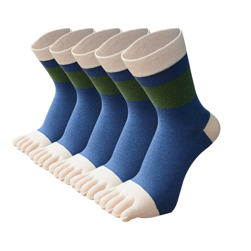 5 Pairs Men’s Five Finger Toe Socks