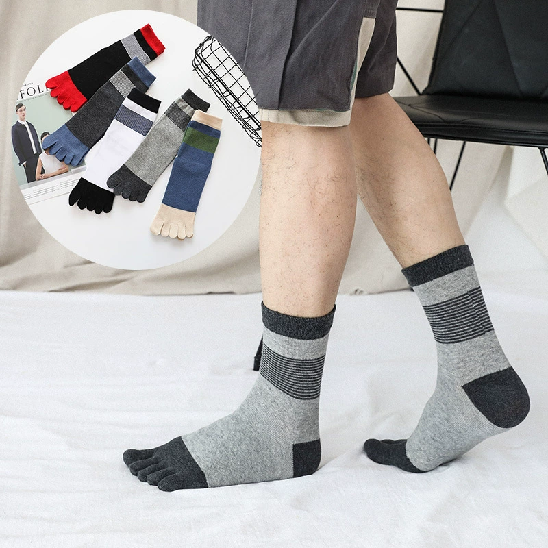 5 Pairs Men’s Five Finger Toe Socks