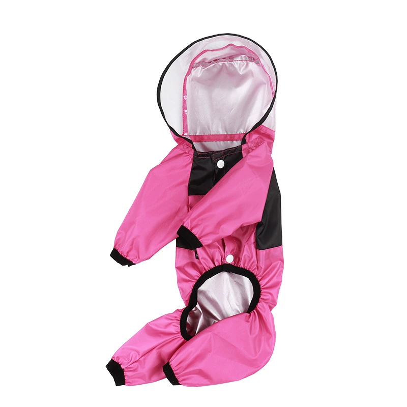 Waterproof Hooded Dog Raincoat – Reflective Full-Body Pet Rain Jacket for Small to Large Dogs