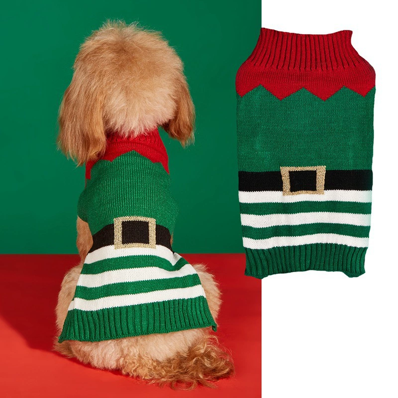 Christmas Dog Sweater – Warm Knitted Holiday Pet Jumper