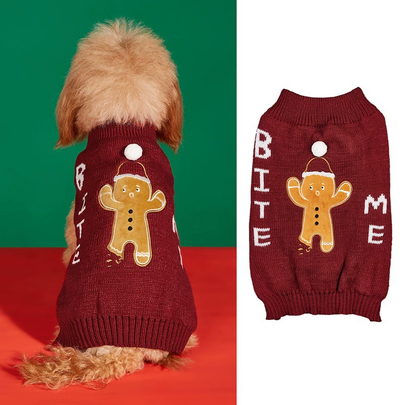 Christmas Dog Sweater – Warm Knitted Holiday Pet Jumper