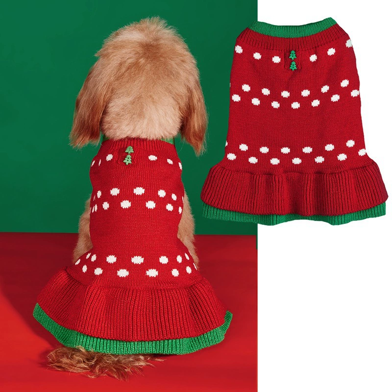 Christmas Dog Sweater – Warm Knitted Holiday Pet Jumper