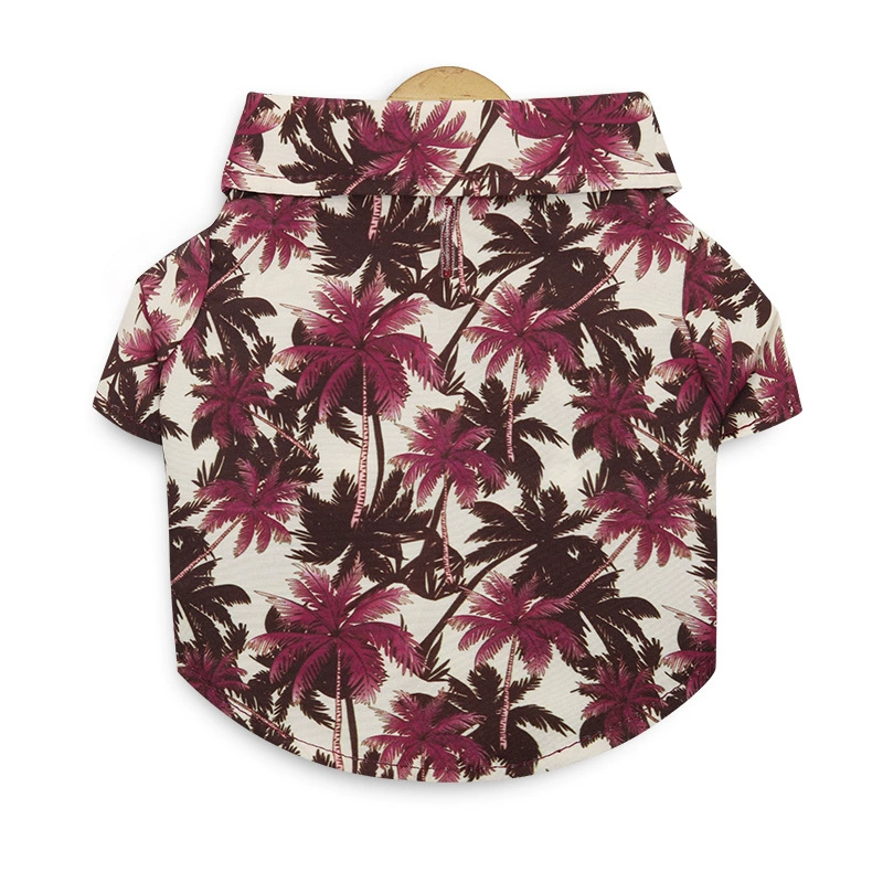 Floral Pet Hawaiian Shirt for Dogs & Cats – Lightweight Summer Outfit