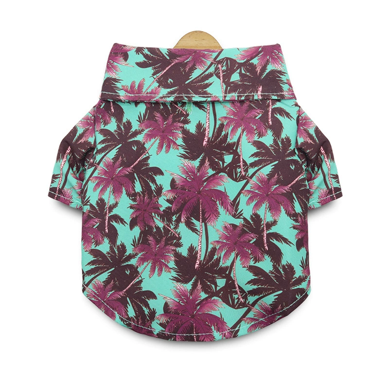 Floral Pet Hawaiian Shirt for Dogs & Cats – Lightweight Summer Outfit