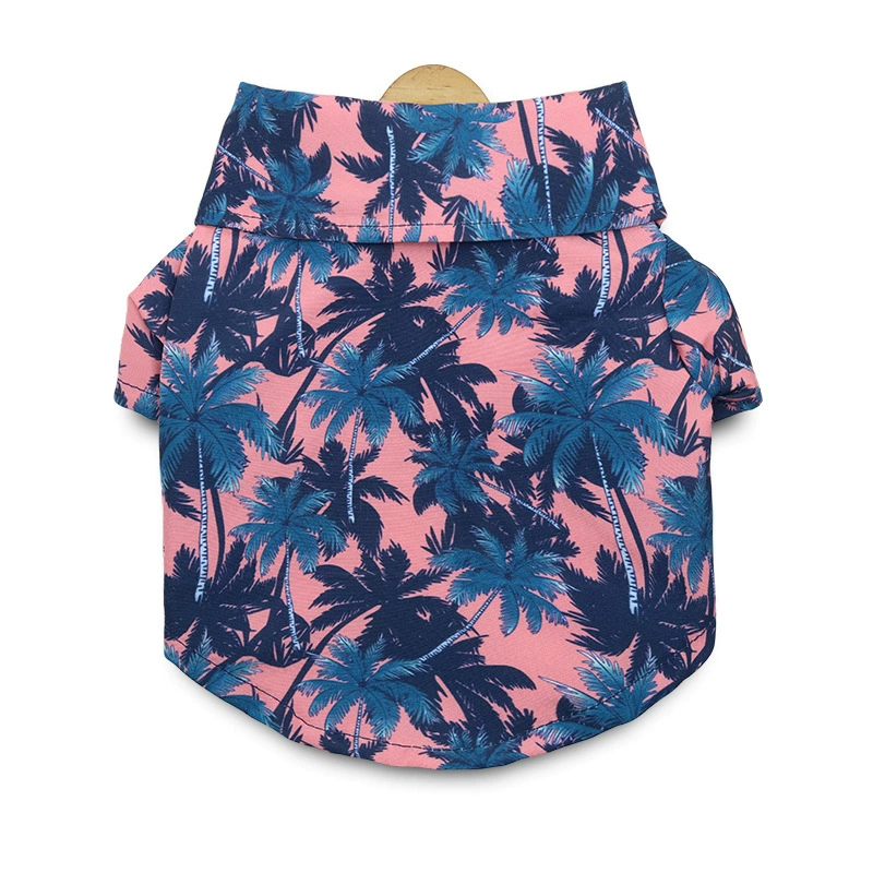 Floral Pet Hawaiian Shirt for Dogs & Cats – Lightweight Summer Outfit