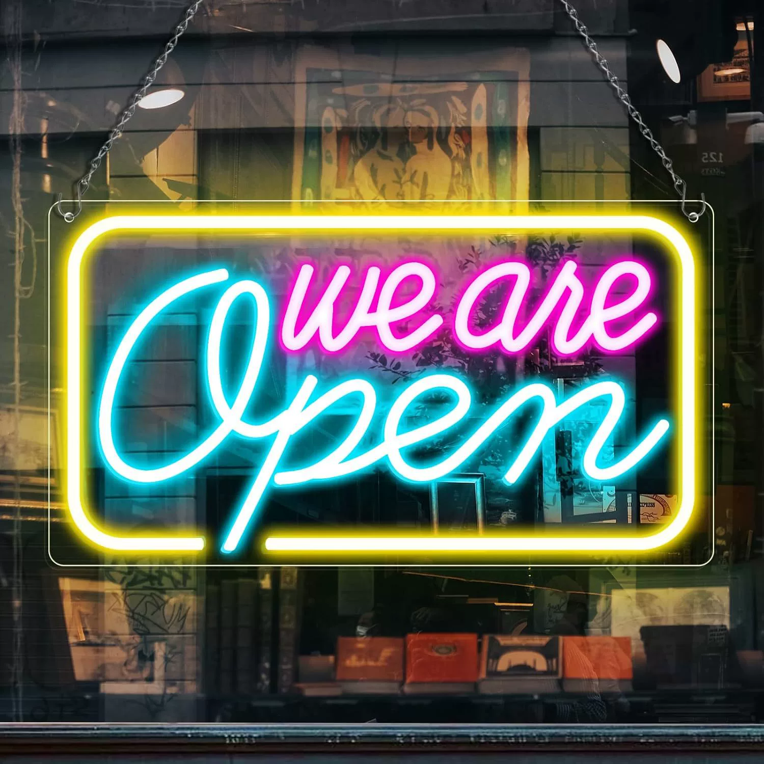 LED Sign – Colorful Neon-Style Business Display - Image 3