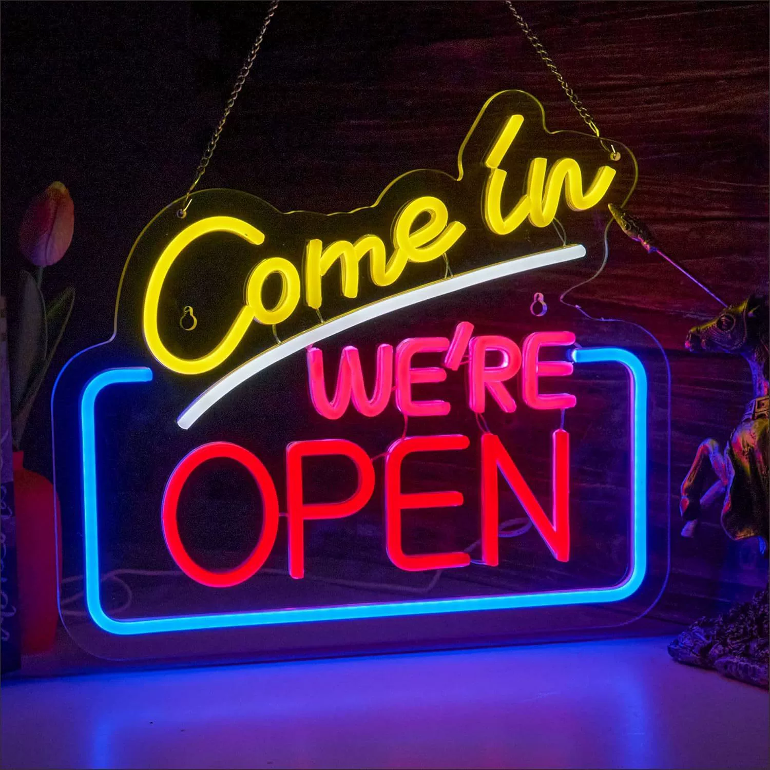 LED Sign – Colorful Neon-Style Business Display - Image 7