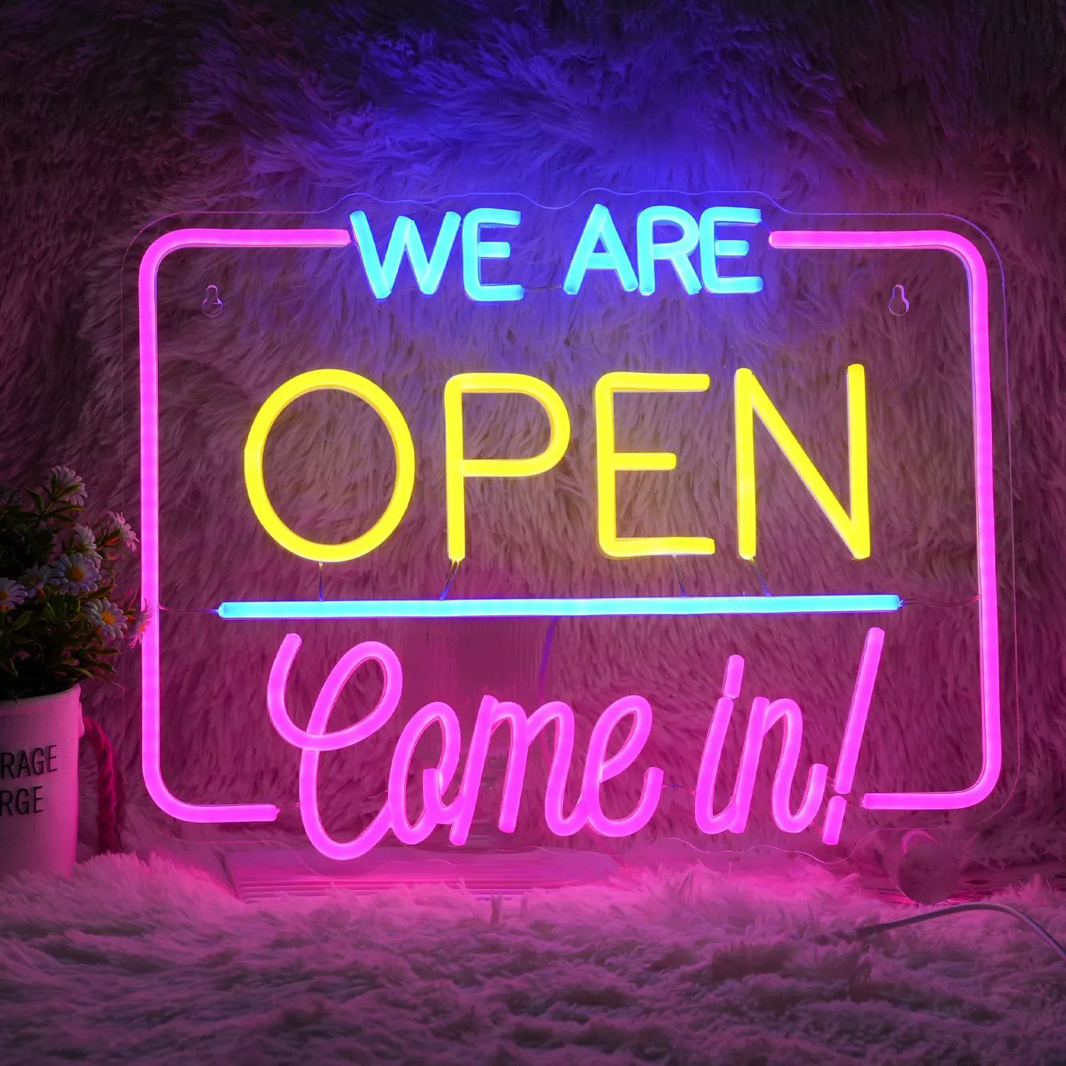 LED Sign – Colorful Neon-Style Business Display - Image 8