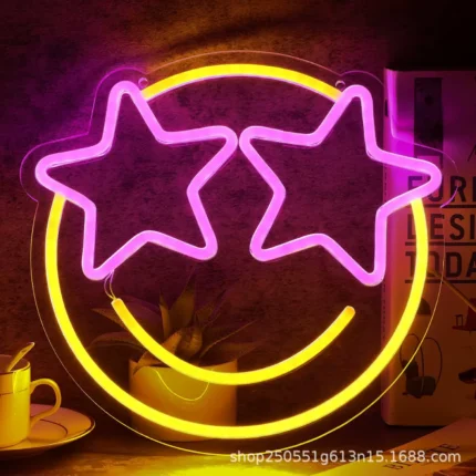 LED Sign – Colorful Neon-Style Business Display