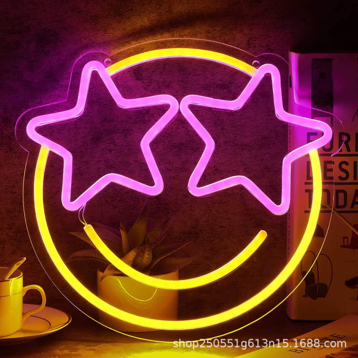 LED Sign – Colorful Neon-Style Business Display