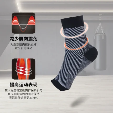3 Pairs Ankle Compression Foot Sleeves