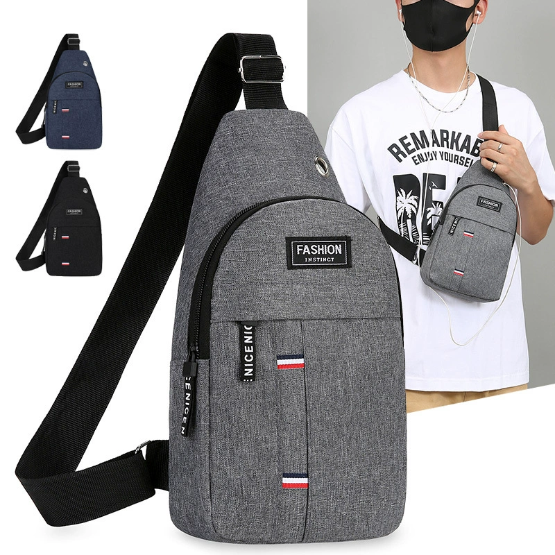 Men's Crossbody Sling Bag – Large Capacity Travel Chest Pack
