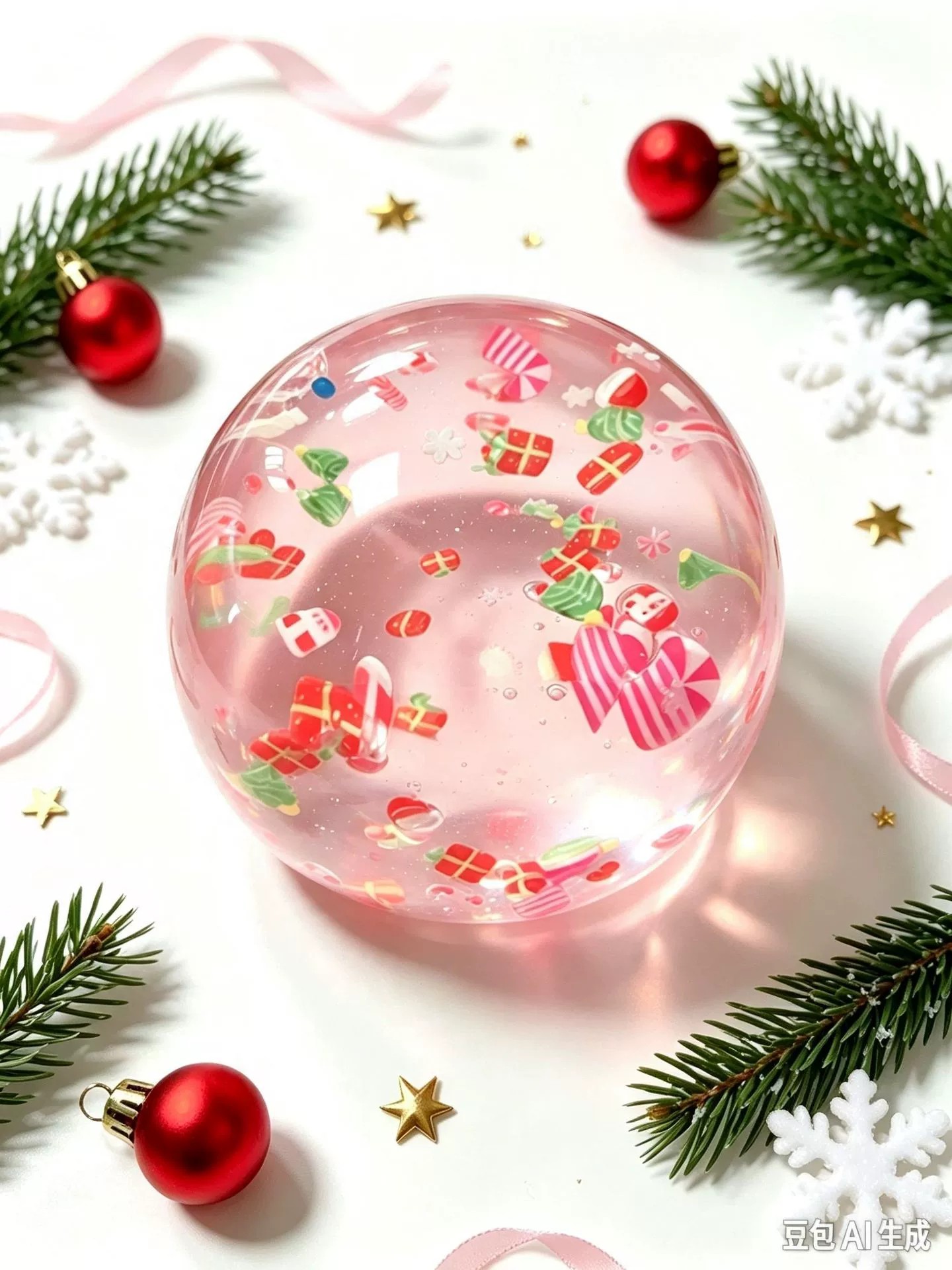 Christmas Gel Ball Squishy – Festive Sensory Fidget Toy