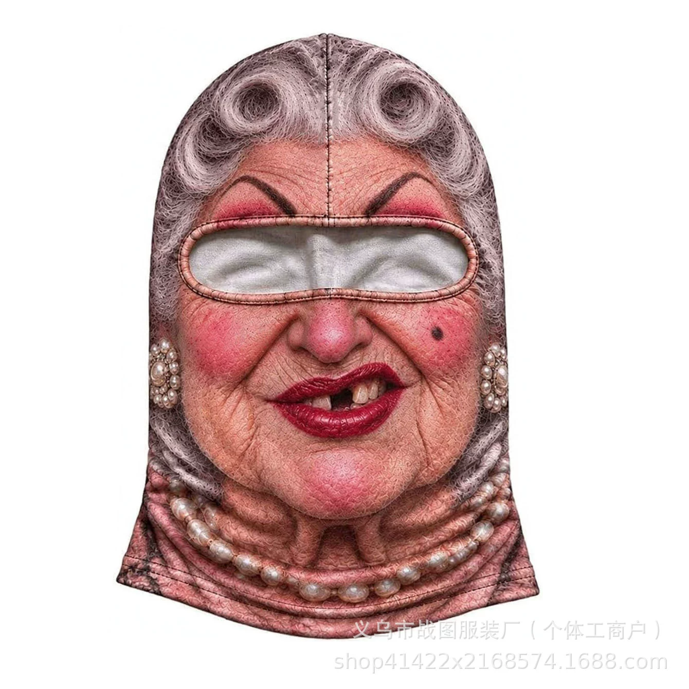 Funny 3D Face Balaclava – Full Face Ski & Motorcycle Mask