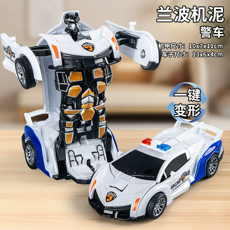 Transformable Robot Sports Car Toy
