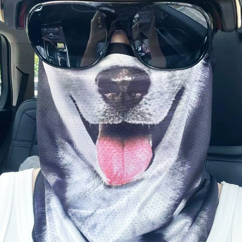 3D Cat Face Balaclava – Full Face Ski & Motorcycle Hood