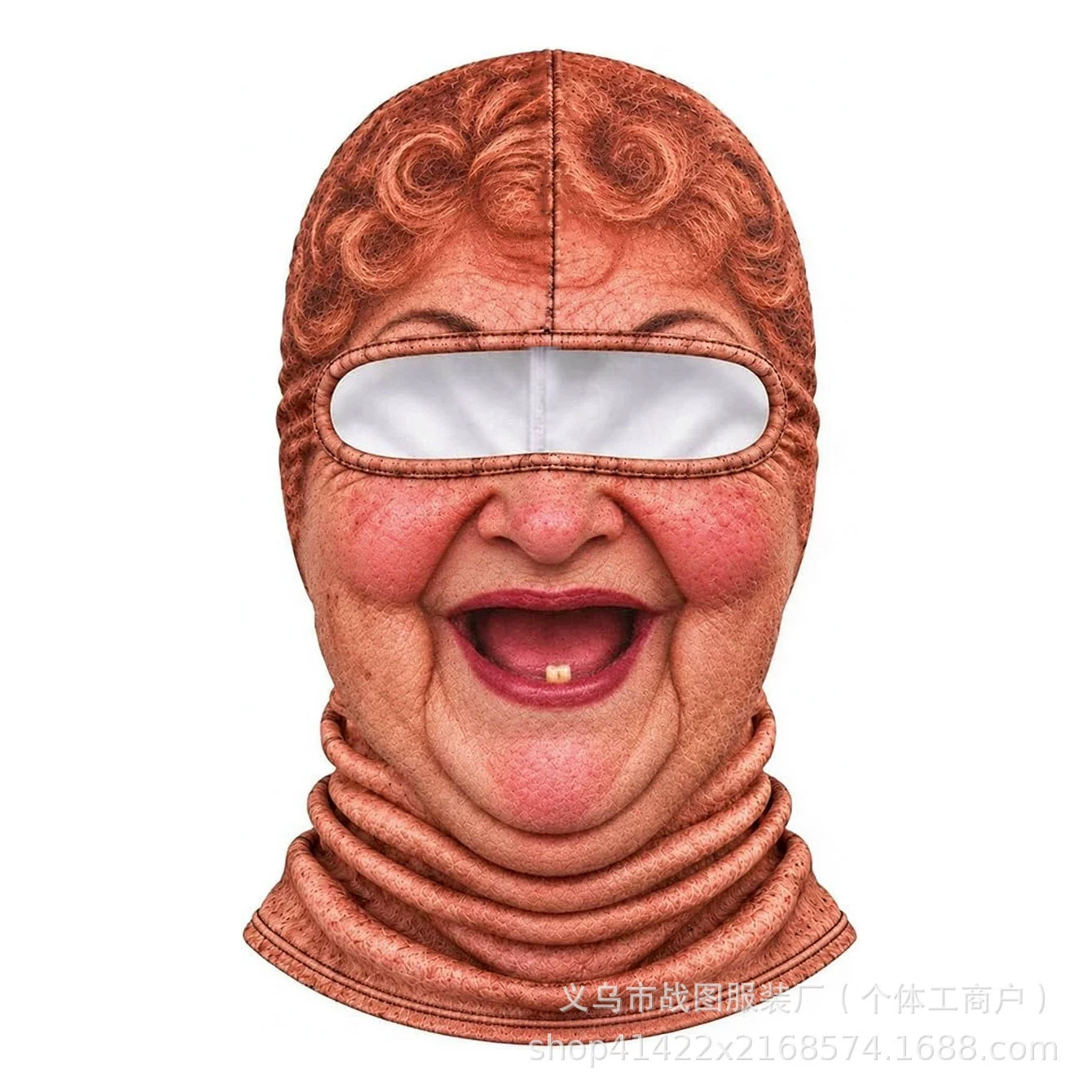 Funny 3D Face Balaclava – Full Face Ski & Motorcycle Mask
