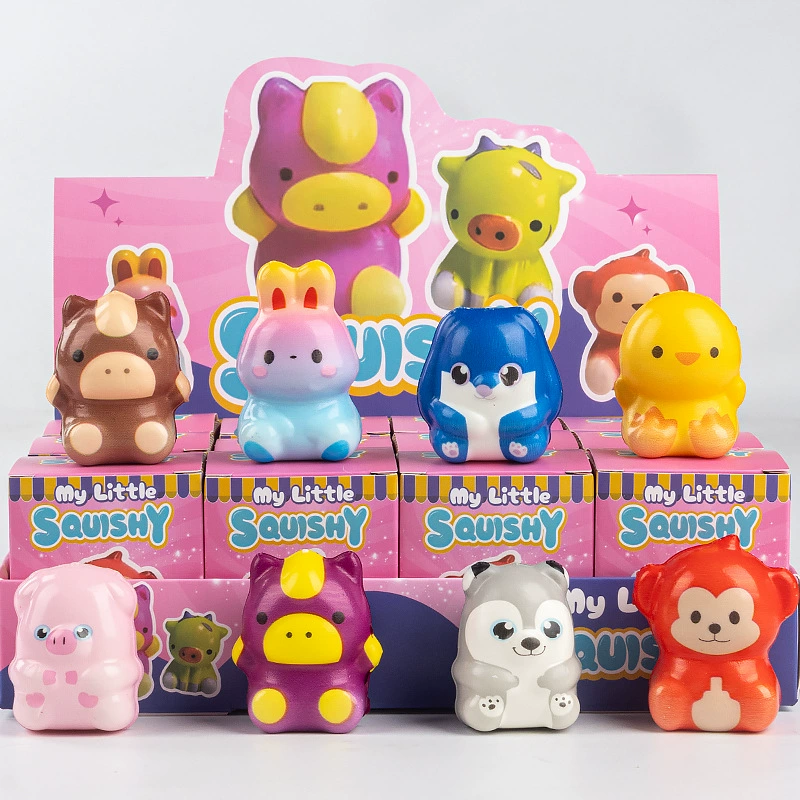 Animal Donut Squishy Blind Box – Cute Sensory Fidget Toy