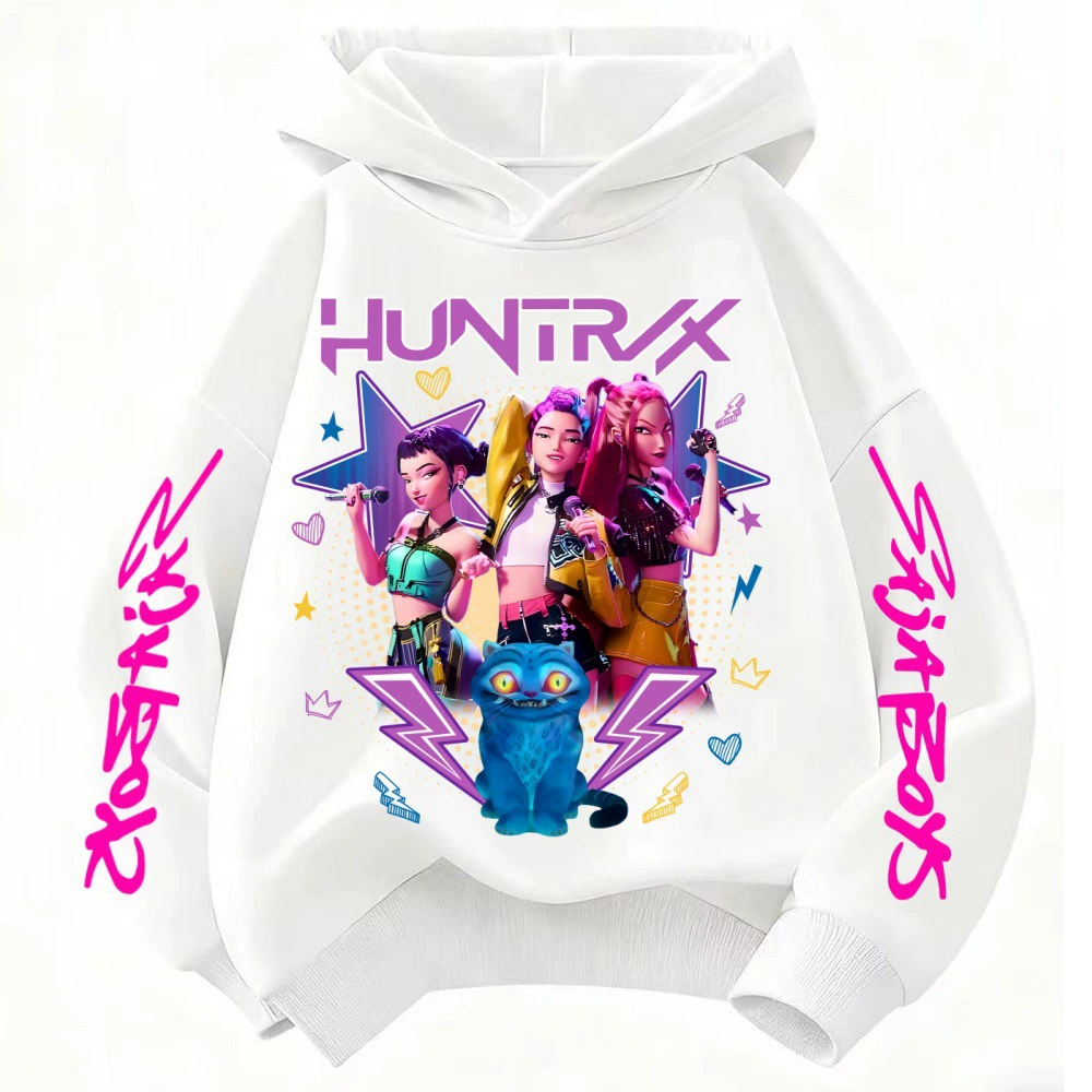 Girls’ HUNTR/X Graphic Pullover Hoodie