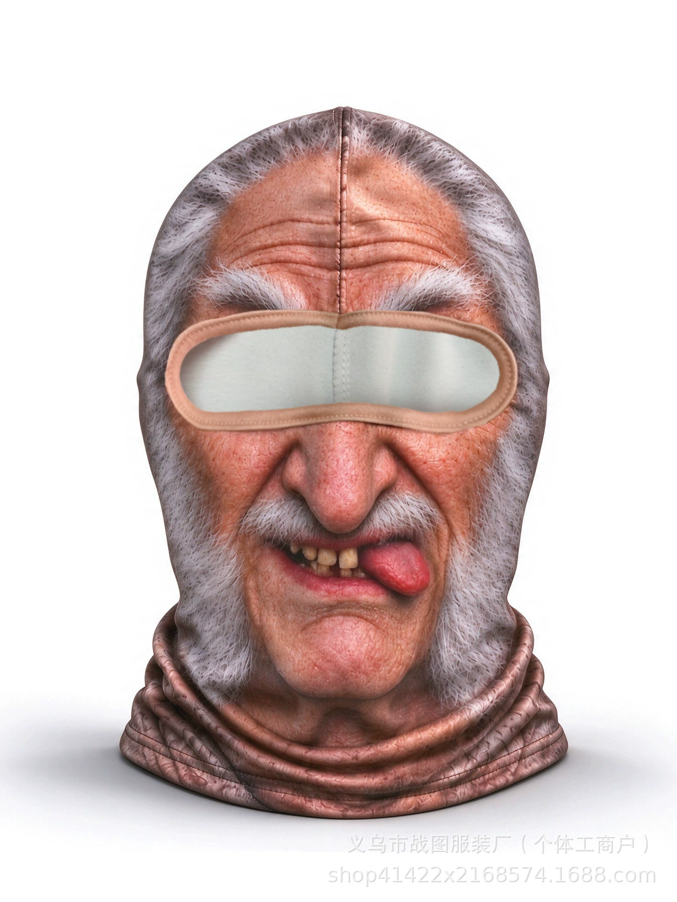 Funny 3D Face Balaclava – Full Face Ski & Motorcycle Mask