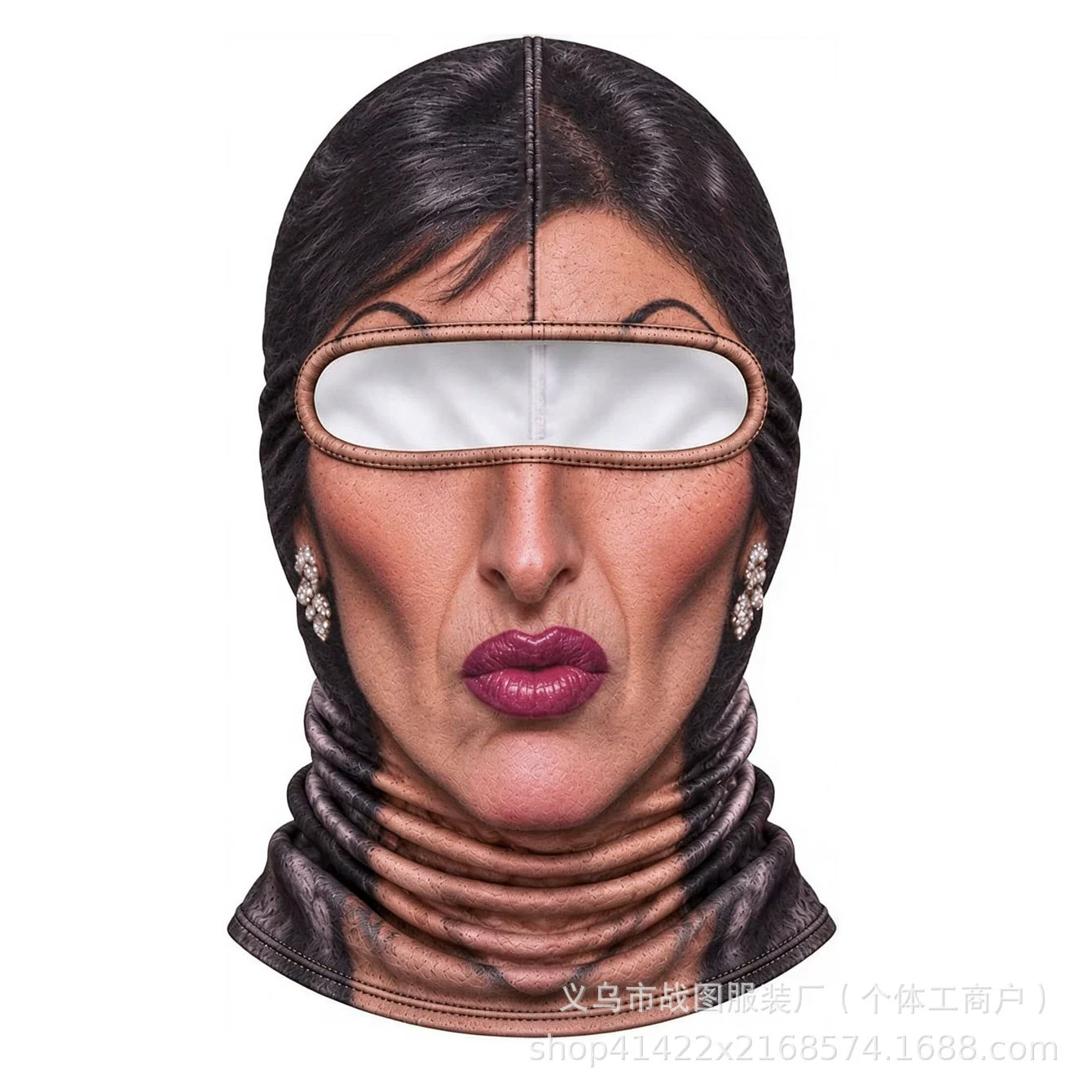 Funny 3D Face Balaclava – Full Face Ski & Motorcycle Mask