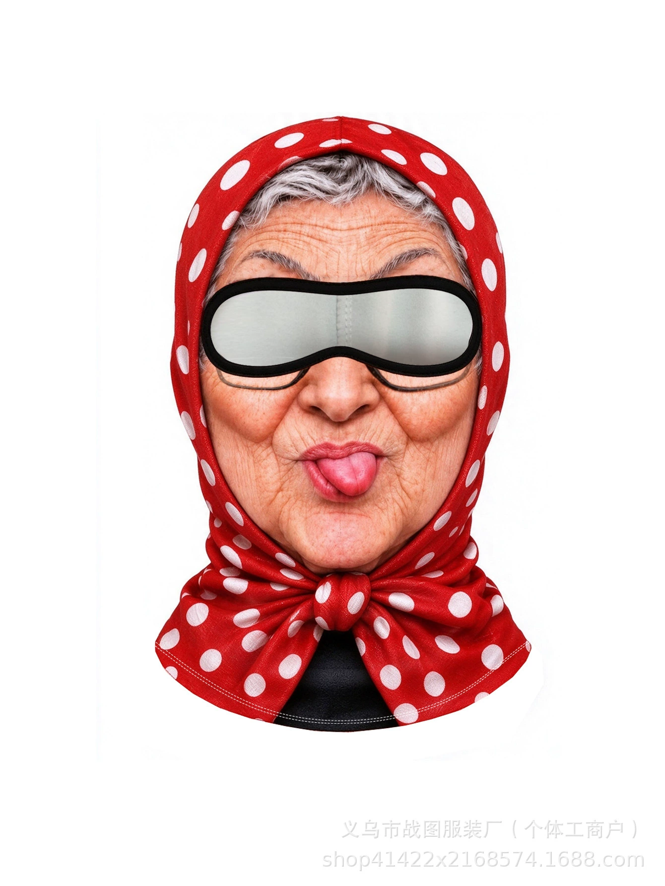 Funny 3D Face Balaclava – Full Face Ski & Motorcycle Mask