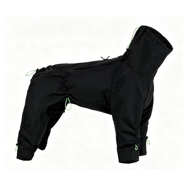 Full-Body Waterproof Dog Raincoat – Reflective Outdoor Jumpsuit for Large Dogs