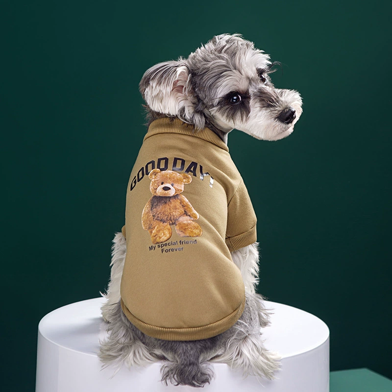 Cartoon Print Dog Sweatshirt – Cozy Pet Pullover for Small & Medium Dogs
