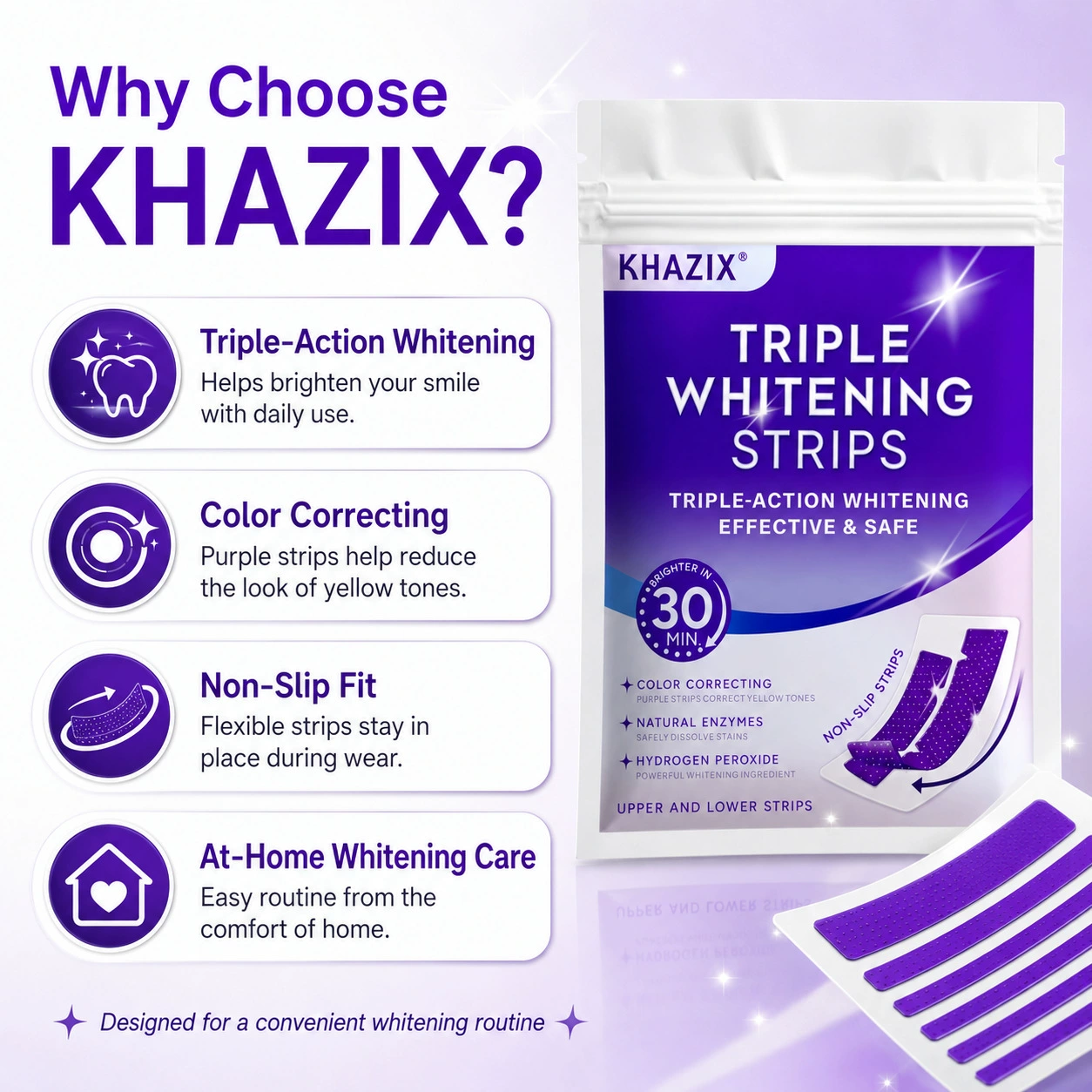 14-Piece Teeth Whitening Strips – At-Home Bright Smile Care