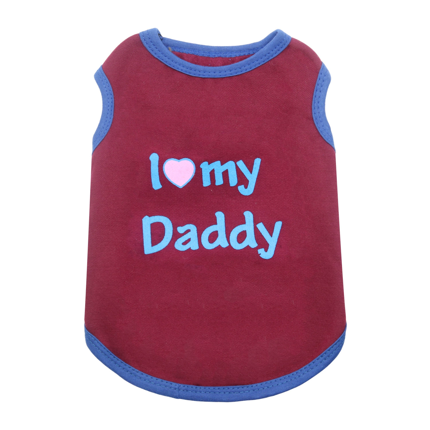 I Love My Daddy Pet Tank Top for Dogs & Cats – Sleeveless Summer Shirt