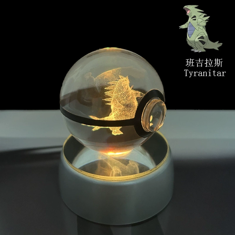 Pokémon Crystal Ball 3D Night Light Lamp